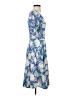 Lularoe Floral Blue Cocktail Dress Size S - photo 4
