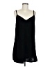 ONETEASPOON 100% Polyester Solid Black Casual Dress Size M - photo 1