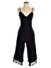 Adelyn Rae 100% Polyester Solid Black Jumpsuit Size S - photo 1