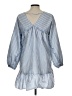 Unbranded 100% Polyester Blue Casual Dress Size L (estimated) - photo 2