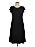 Apt. 9 Solid Black Casual Dress Size M - photo 1