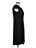 Apt. 9 Solid Black Casual Dress Size M - photo 4