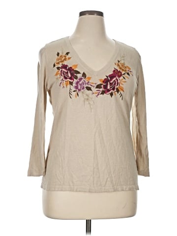 Johnny Was Silk Pullover Sweater (view 1)