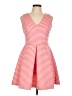 Love Ady Stripes Red Casual Dress Size L - photo 1