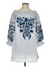 Goodnight Macaroon Blue 3/4 Sleeve Blouse Size S - photo 1