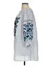 Goodnight Macaroon Blue 3/4 Sleeve Blouse Size S - photo 5