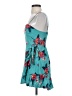 Express 100% Rayon Tropical Teal Cocktail Dress Size XS - photo 5