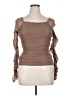 Shein Curve Brown 3/4 Sleeve Top Size 12 Plus (0) - photo 1
