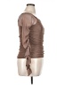 Shein Curve Brown 3/4 Sleeve Top Size 12 Plus (0) - photo 4