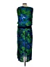 Appropriate Behavior 100% Rayon Print Blue Cocktail Dress Size 12 - photo 2