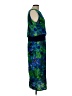 Appropriate Behavior 100% Rayon Print Blue Cocktail Dress Size 12 - photo 4