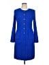 St. John Collection Blue Wool Coat Size 14 - photo 1
