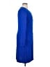 St. John Collection Blue Wool Coat Size 14 - photo 4