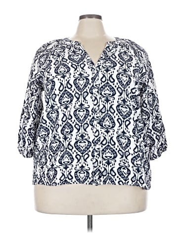 Fred David 3/4 Sleeve Blouse (view 1)