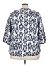 Fred David Blue 3/4 Sleeve Blouse Size 3X - photo 2