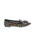 Hush Puppies 100% Leather Animal Print Brown Tan Flats Size 6 - photo 1