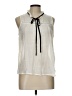 E&M Collection Ivory Sleeveless Blouse Size L - photo 1