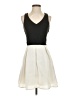 Express Solid Ivory Cocktail Dress Size 4 - photo 1