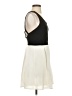 Express Solid Ivory Cocktail Dress Size 4 - photo 4