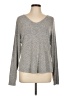 White House Black Market Metallic Silver Pullover Sweater Size L - photo 1