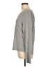White House Black Market Metallic Silver Pullover Sweater Size L - photo 5
