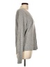 White House Black Market Metallic Silver Pullover Sweater Size L - photo 4