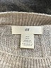 H&M Solid Gray Pullover Sweater Size S - photo 7