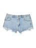 Topshop Blue Denim Shorts Size 10 - photo 1