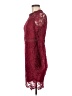 Eilly Bazar 100% Polyester Burgundy Cocktail Dress Size M - photo 5
