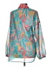 Colleen Lopez 100% Polyester Teal Kimono Size L - photo 2