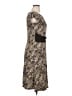 Perceptions Animal Print Brown Casual Dress Size 14 - photo 4