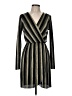 Lulus Stripes Gold Black Cocktail Dress Size M - photo 1