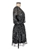Express 100% Polyester Animal Print Gray Cocktail Dress Size M - photo 4