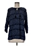 Christopher & Banks 100% Rayon Blue 3/4 Sleeve Blouse Size M - photo 1