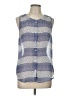 American Eagle Outfitters 100% Polyester Blue Sleeveless Blouse Size L - photo 1