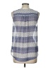 American Eagle Outfitters 100% Polyester Blue Sleeveless Blouse Size L - photo 2