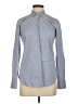 Ann Taylor Gray Long Sleeve Button-Down Shirt Size 0 - photo 1