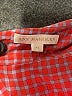 Ann Mashburn 100% Cotton Houndstooth Red Long Sleeve Blouse Size XS - photo 7