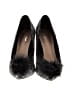 Mix No. 6 Silver Black Heels Size 6 1/2 - photo 2