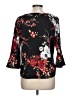 Iz Byer Black 3/4 Sleeve Blouse Size L - photo 2