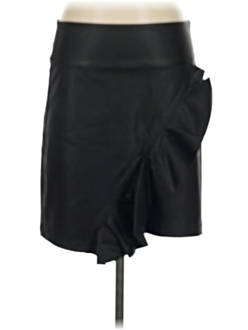 David Lerner Faux Leather Skirt (view 1)