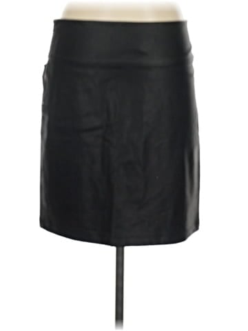 David Lerner Faux Leather Skirt (view 2)