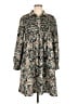 Unbranded 100% Polyester Paisley Gray Casual Dress Size M - photo 1