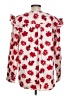 Free Assembly 100% Cotton Red Long Sleeve Blouse Size L - photo 2