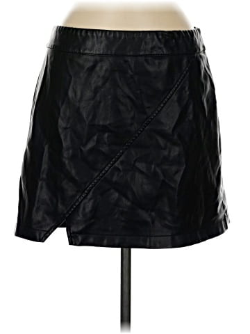 Tribal Faux Leather Skirt (view 1)