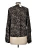 Evereve 100% Polyester Black Long Sleeve Blouse Size M - photo 2