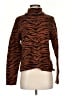 Classiques Entier Animal Print Orange Turtleneck Sweater Size S - photo 1