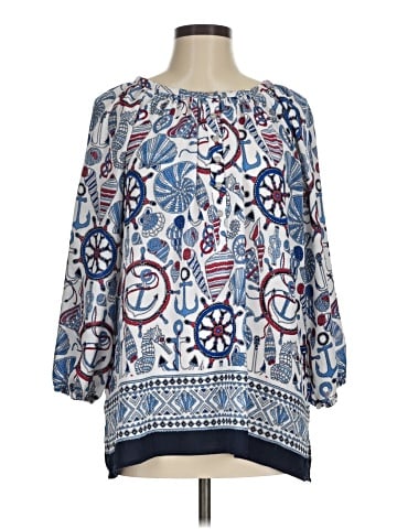 Allison Daley 3/4 Sleeve Blouse (view 1)