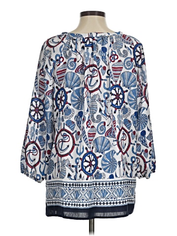 Allison Daley 3/4 Sleeve Blouse (view 2)