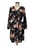 41Hawthorn 100% Polyester Floral Black Blue Casual Dress Size M - photo 1